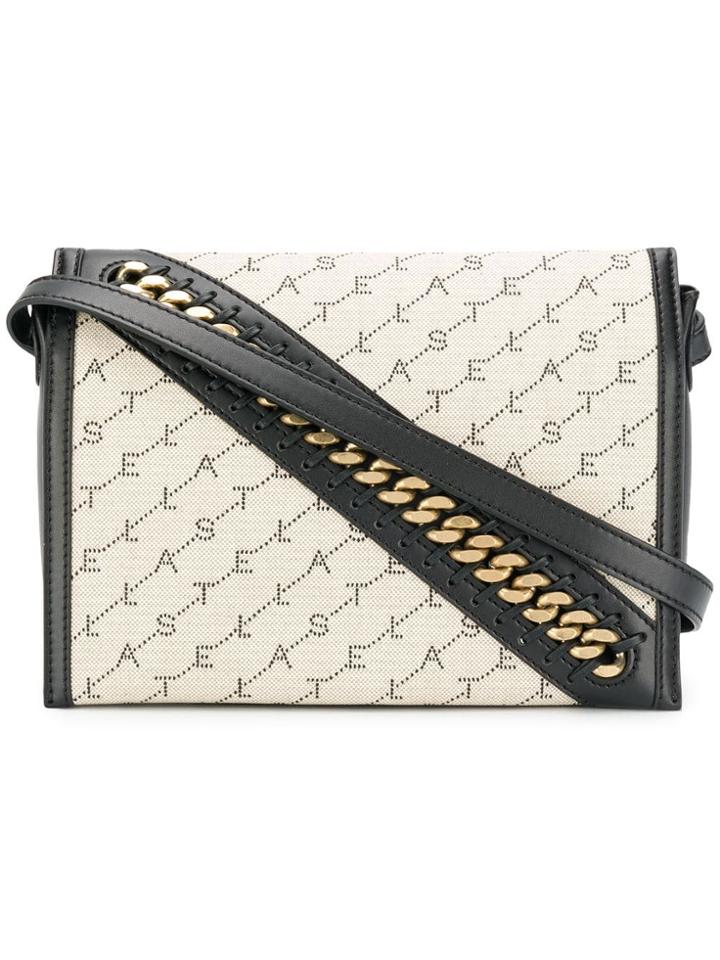 Stella Mccartney Monogram Messenger Bag - Neutrals