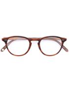 Garrett Leight - Round Frame Glasses - Unisex - Acetate - 46, Brown, Acetate
