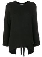 Dondup Thick Ribbed Pullover - Black