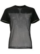 Versace Mesh Panel T-shirt - Black
