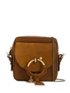 See By Chloé Square Suede Cross-body Bag - Neutrals