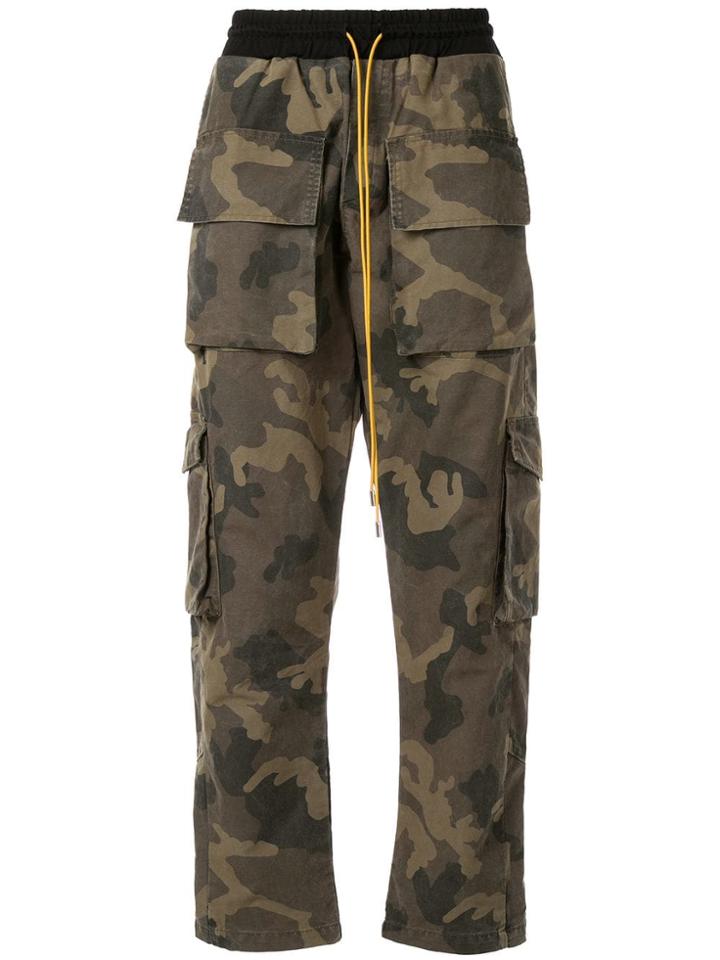 Rhude Rifle Camo Trousers - Green