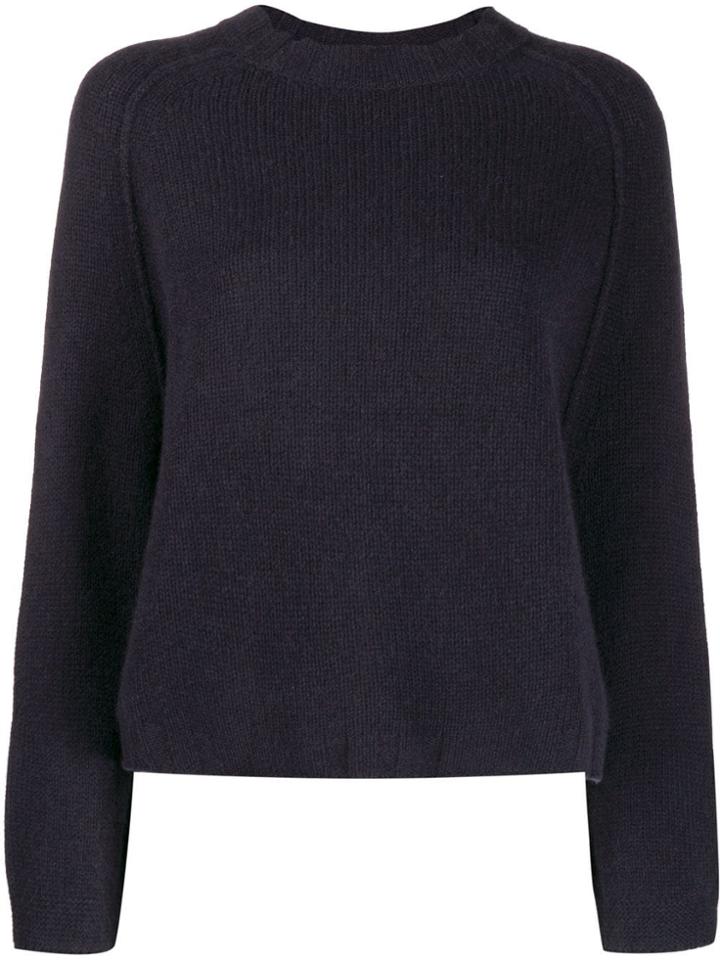 Kristensen Du Nord Cashmere Raglan-sleeve Jumper - Blue