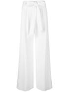 Milly - Flared Trousers - Women - Polyester/spandex/elastane - 2, White, Polyester/spandex/elastane