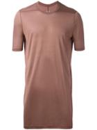 Rick Owens Level T-shirt, Men's, Size: Large, Brown, Silk