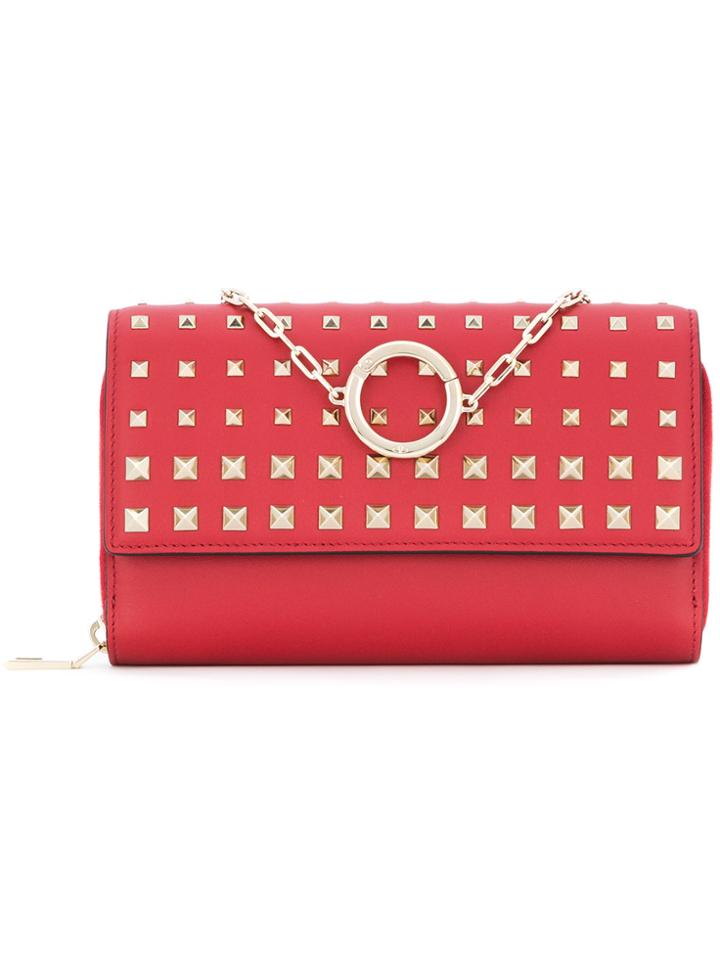 Valentino Valentino Garavani Rockstud Degradè Purse - Red