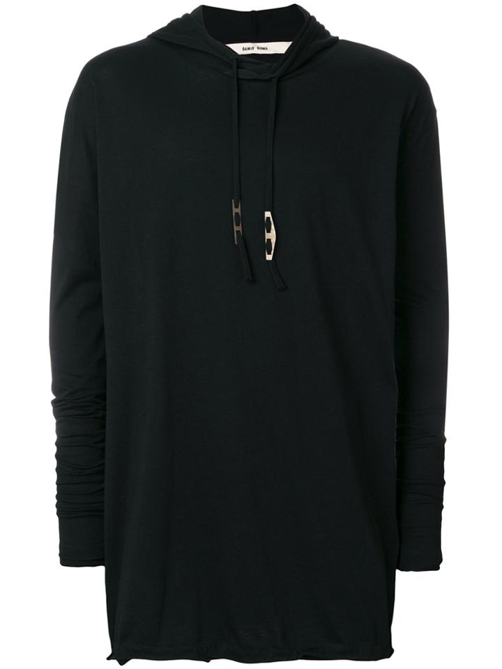 Damir Doma Oversized Drawstring Hoodie - Black