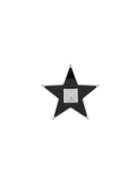 Valentino Valentino Garavani Star Rockstud Badge - Black