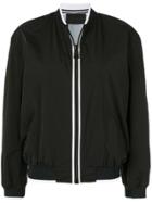 Anteprima Contrast Trim Bomber Jacket - Black