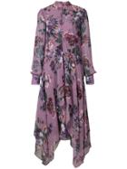 Erdem Floral-print Dress - Pink & Purple