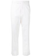 Thom Browne - Classic Backstrap Trousers - Men - Cotton - 3, White, Cotton