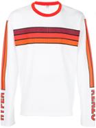 Kenzo Stripe Detail Mesh Top - White