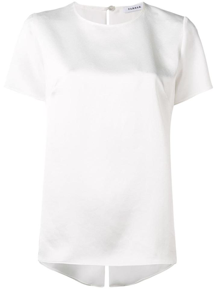 P.a.r.o.s.h. Crew Neck Top - White