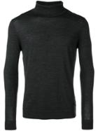 Pringle Of Scotland Classic Roll Neck Merino Jumper - Grey