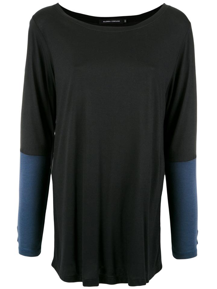 Gloria Coelho Bicolor Dress - Black