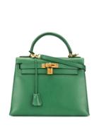 Hermès Pre-owned 1991 Kelly 28 Handbag - Green