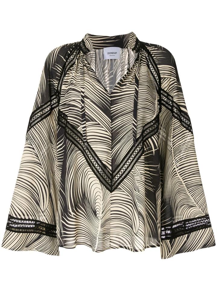 Dondup Printed Blouse - Black