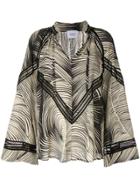 Dondup Printed Blouse - Black