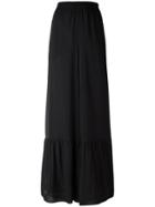 Red Valentino Ruffled Trousers - Black