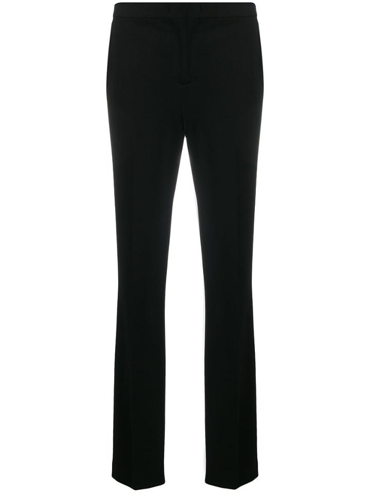 Alberta Ferretti Slim Fit Trousers - Black