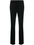 Alberta Ferretti Slim Fit Trousers - Black