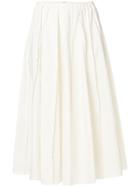 See By Chloé Exposed Seam Pleated Skirt - Nude & Neutrals