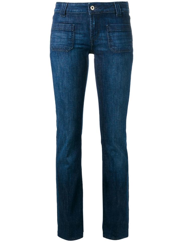 Dondup Straight-leg Jeans, Women's, Size: 25, Blue, Cotton/spandex/elastane