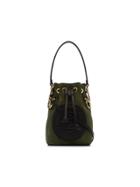 Fendi Fendi Grn Bckt Bg Suede Mon Tresor - Green