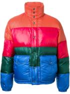 Diesel Colour Block Puffer Jacket, Men's, Size: Medium, Polyester