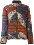 Just Cavalli Printed Puffer Jacket, Women's, Size: 40, Polyester