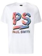 Ps Paul Smith Graphic Print Logo T-shirt - White