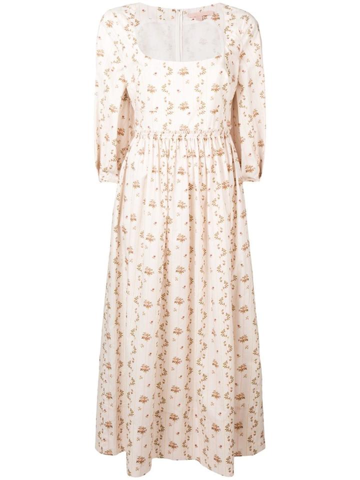 Brock Collection Floral Print Dress - Neutrals
