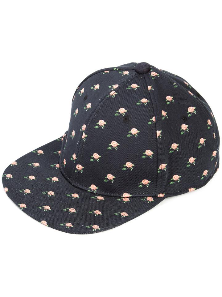 Undercover - Floral-print Cap - Men - Cotton - One Size, Black, Cotton