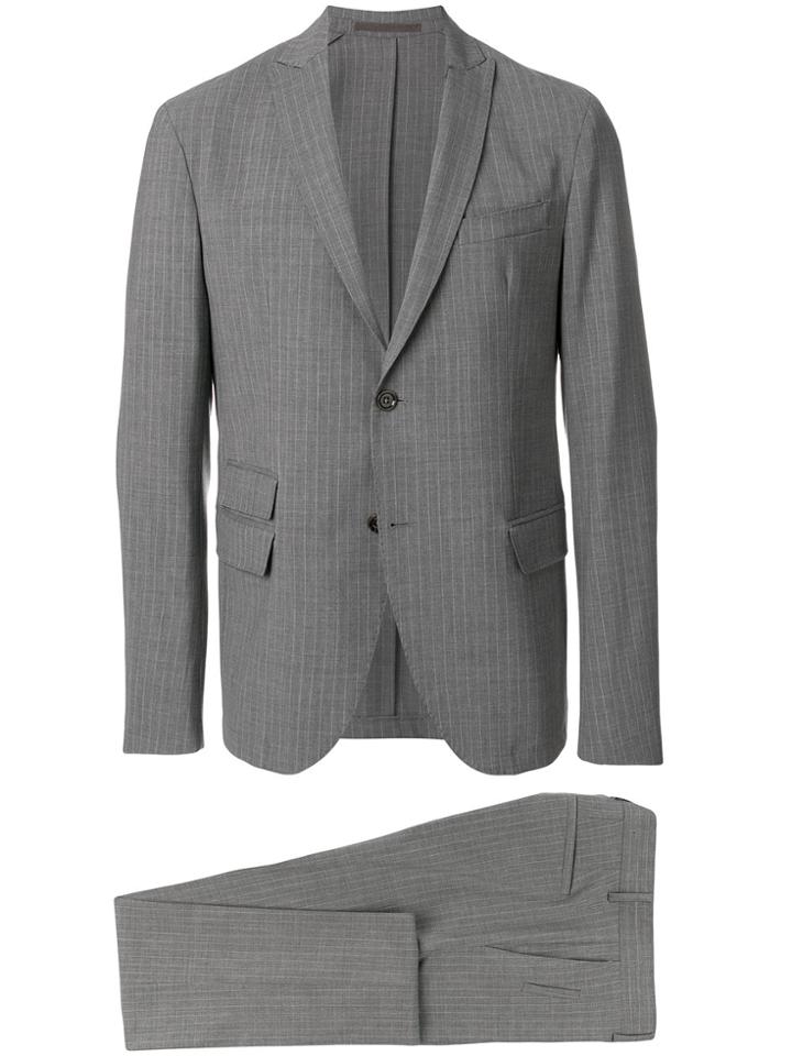 Eleventy Slim-fit Suit - Grey
