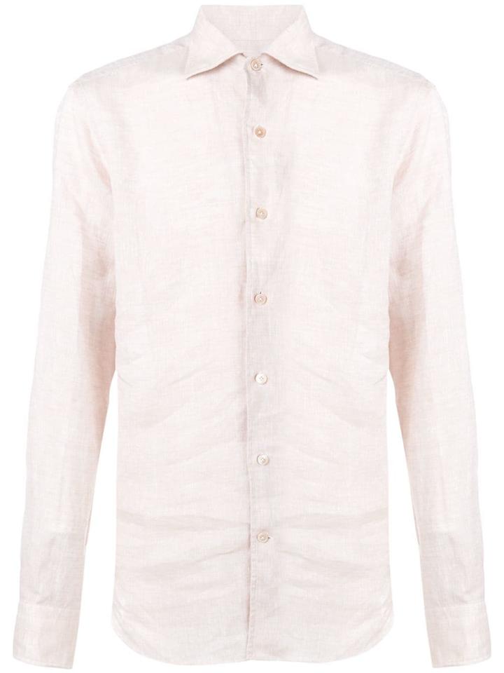 Alessandro Gherardi Pointed Collar Shirt - Neutrals