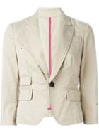 Dsquared2 Single Button Blazer, Women's, Size: 38, Nude/neutrals, Polyester/polyamide/cotton