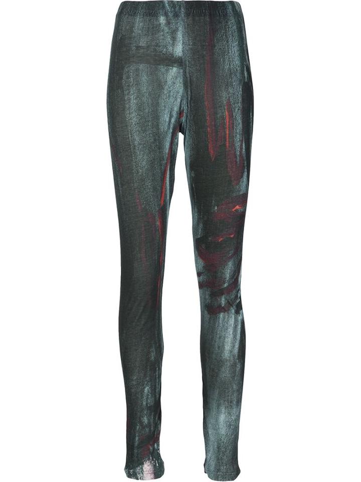 Yohji Yamamoto 'fraise' Printed Leggings