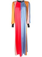 Roksanda Striped Pleated Maxi Dress - Multicolour