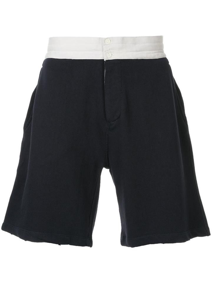 Kent & Curwen Contrast Waistband Shorts - Blue
