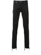 Mr. Completely Side Zip Skinny Jeans, Men's, Size: 30, Black, Cotton