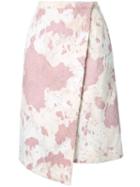 Murral Wrap Skirt, Women's, Size: 36, Pink/purple, Rayon
