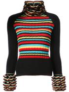 Gucci Rainbow Ruffle Trim Sweater - Yellow & Orange