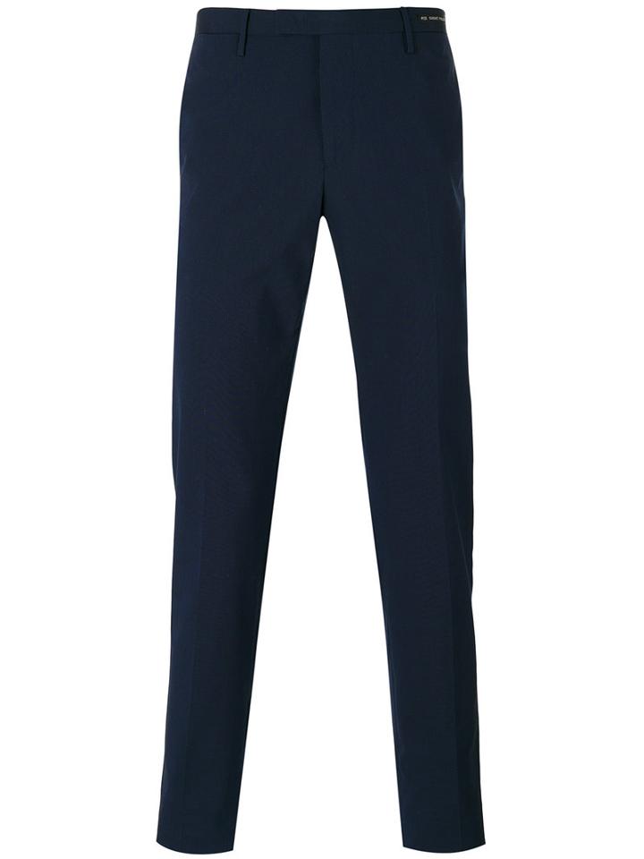 Pt01 - Straight Trousers - Men - Cotton/polyamide/spandex/elastane - 50, Blue, Cotton/polyamide/spandex/elastane