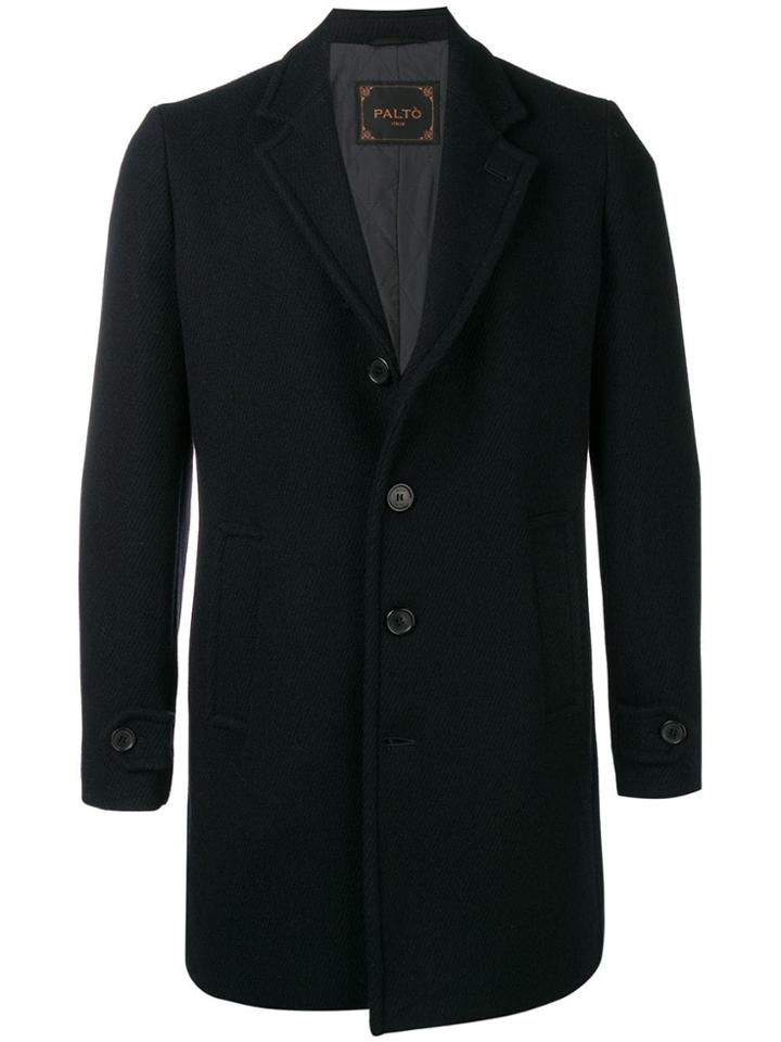 Paltò Single Breasted Button Coat - Blue