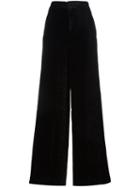Etro Super Wide Pants, Women's, Size: 48, Black, Silk/viscose