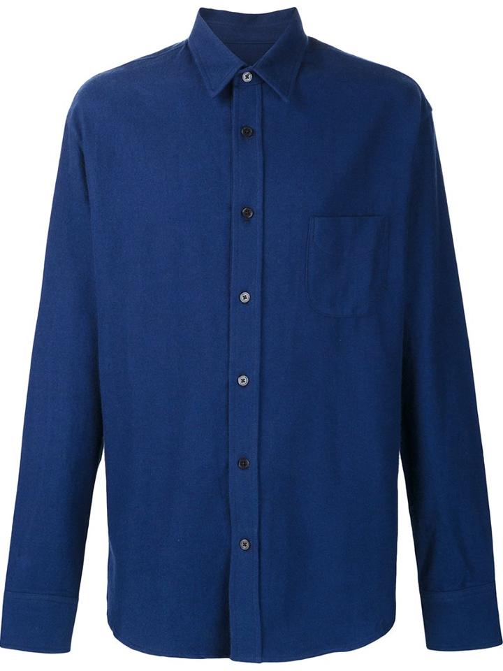 The Elder Statesman Brushed Flannel Shirt