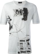 Diesel Black Gold Tastersiu X-ray T-shirt, Men's, Size: S, Grey, Cotton