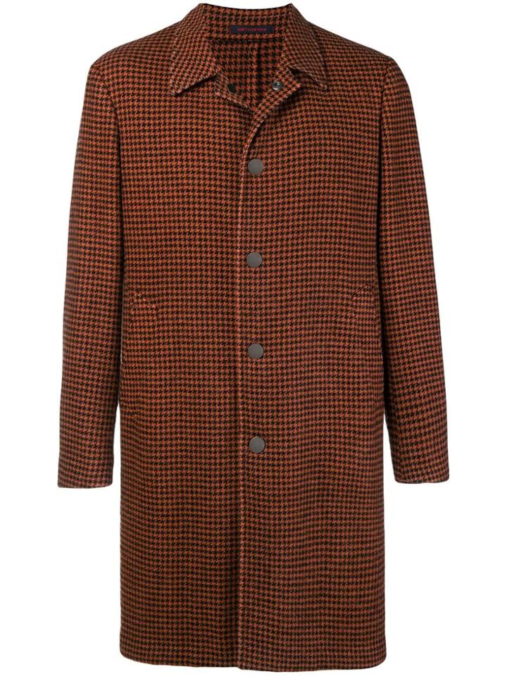 The Gigi Perfectly Fitted Coat - Yellow & Orange