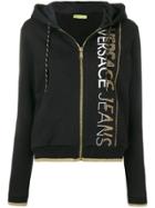 Versace Jeans Classic Branded Hoodie - Black