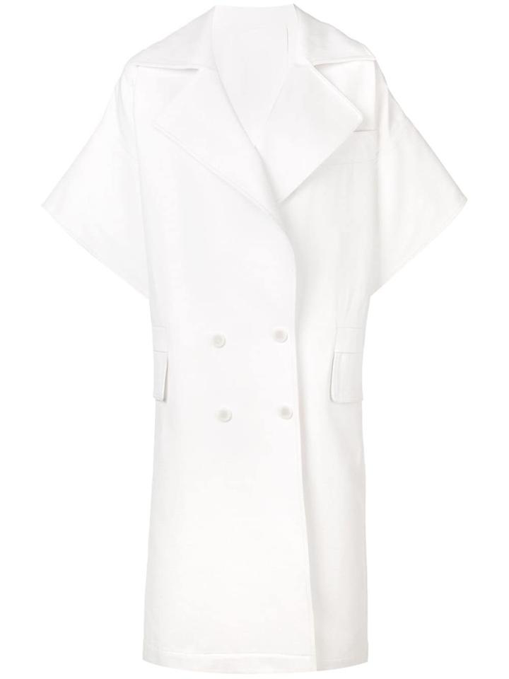 Max Mara Double-breasted Gilet - White